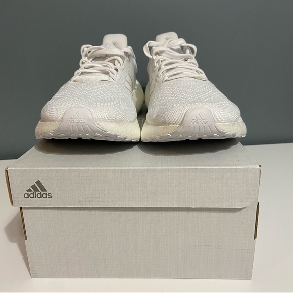 Adidas Pureboost Jet Running Shoes - White on White - Men’s US 10 / Women’s 11 - Picture 5 of 10